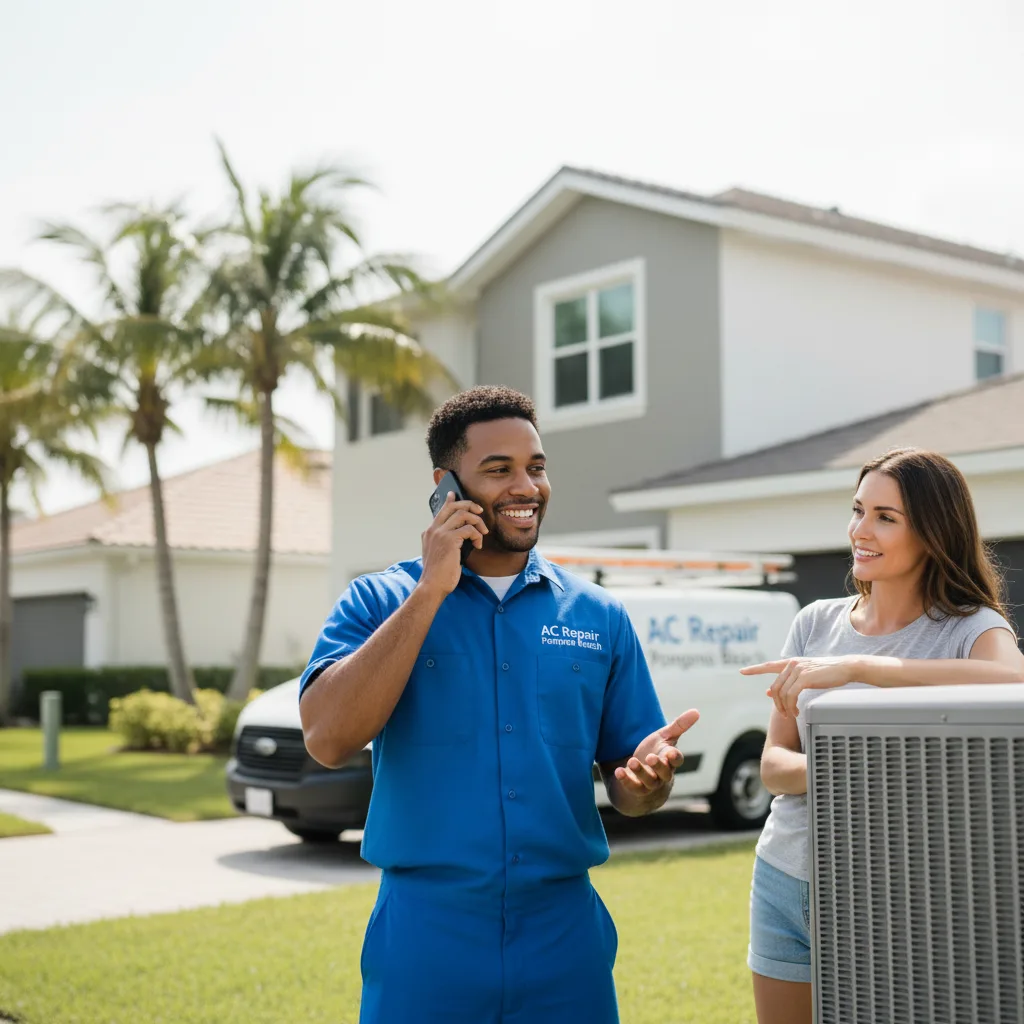 AC Repair Pompano Beach customer support in Paige